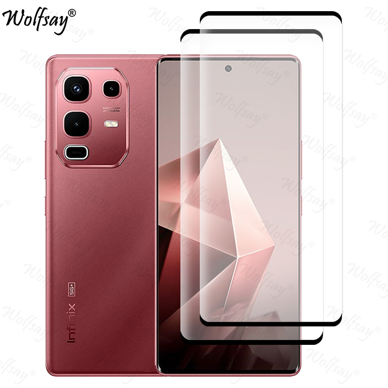 Curved Edge Screen - Curved Edge Tempered Glass For Infinix