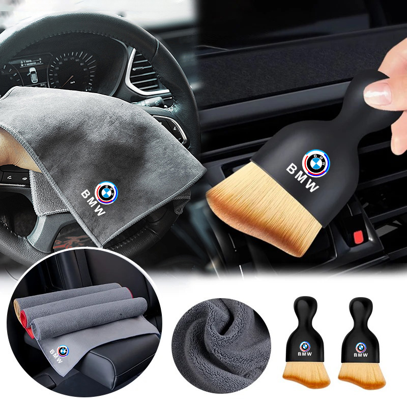 Dust Removal Sticker - Car Sticker Soft Brush Dust Remover