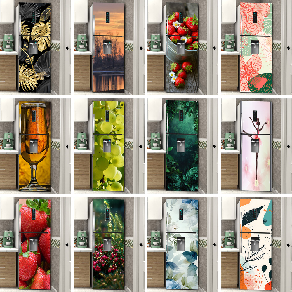 Full Cover Adhesive - Fresh Fruit Full Door Cover Fridge