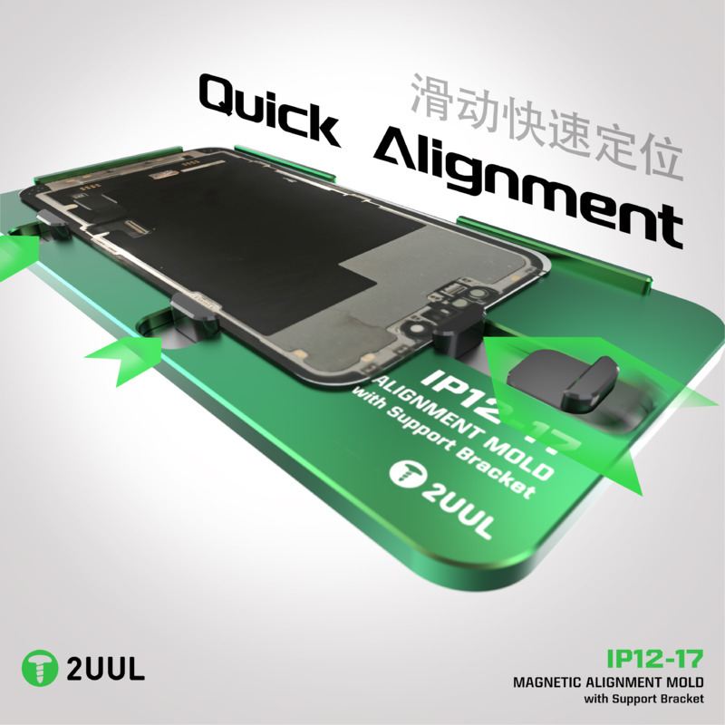 Screen Alignment Tool - 2UUL SH01 for IPhone12-17PM Magnetic Frame