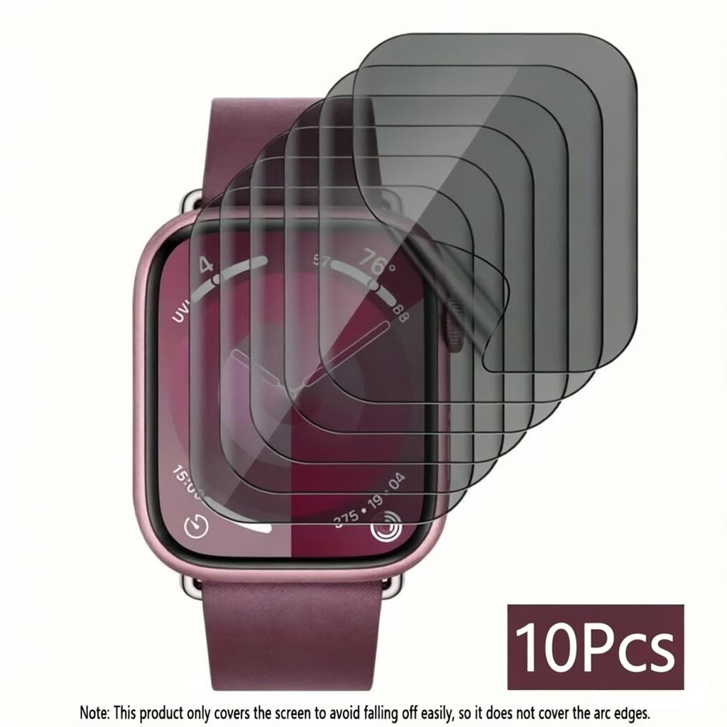 Privacy Screen Protector - 10Pcs Privacy Hydrogel Screen Protector Film