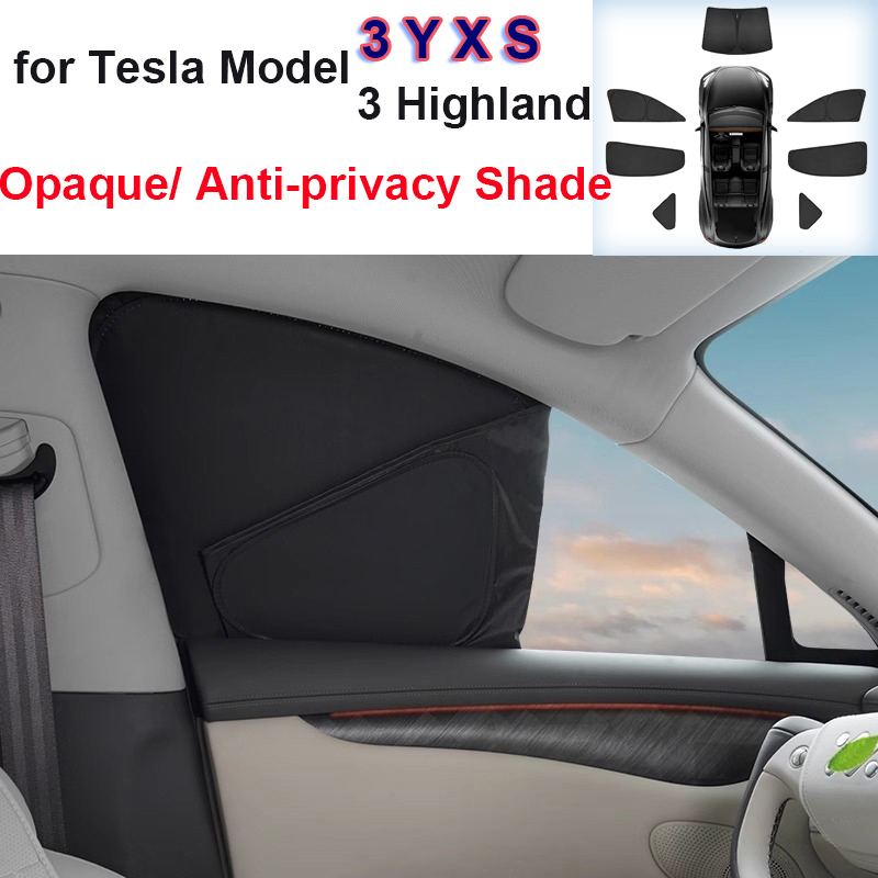 Privacy Screen Protector - Car Sunshade for Tesla Model 3