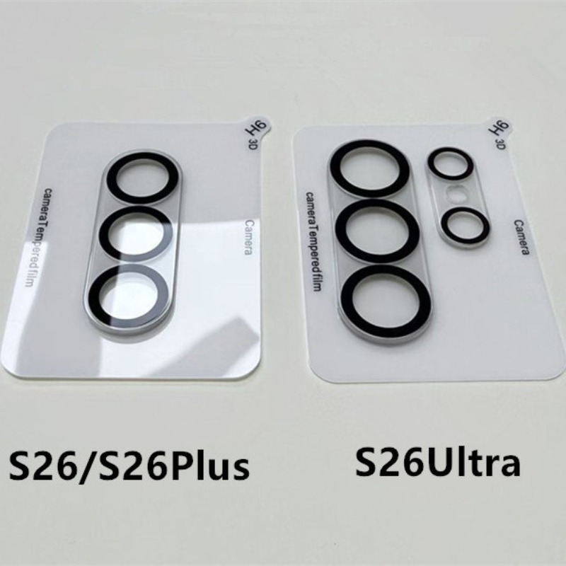 Tempered Glass Screen 9H - HD Camera Lens Full Tempered Glass