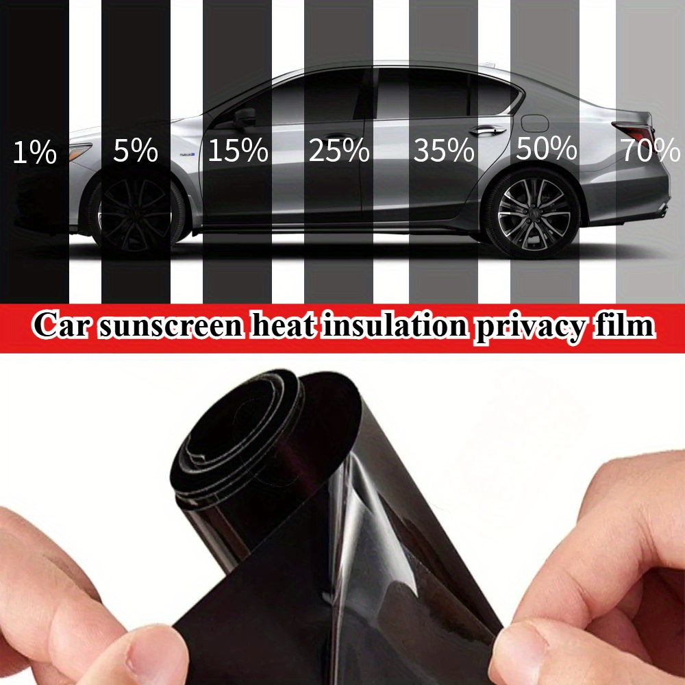 Privacy Screen Protector - Universal Auto Window Tint Film 1%-70%