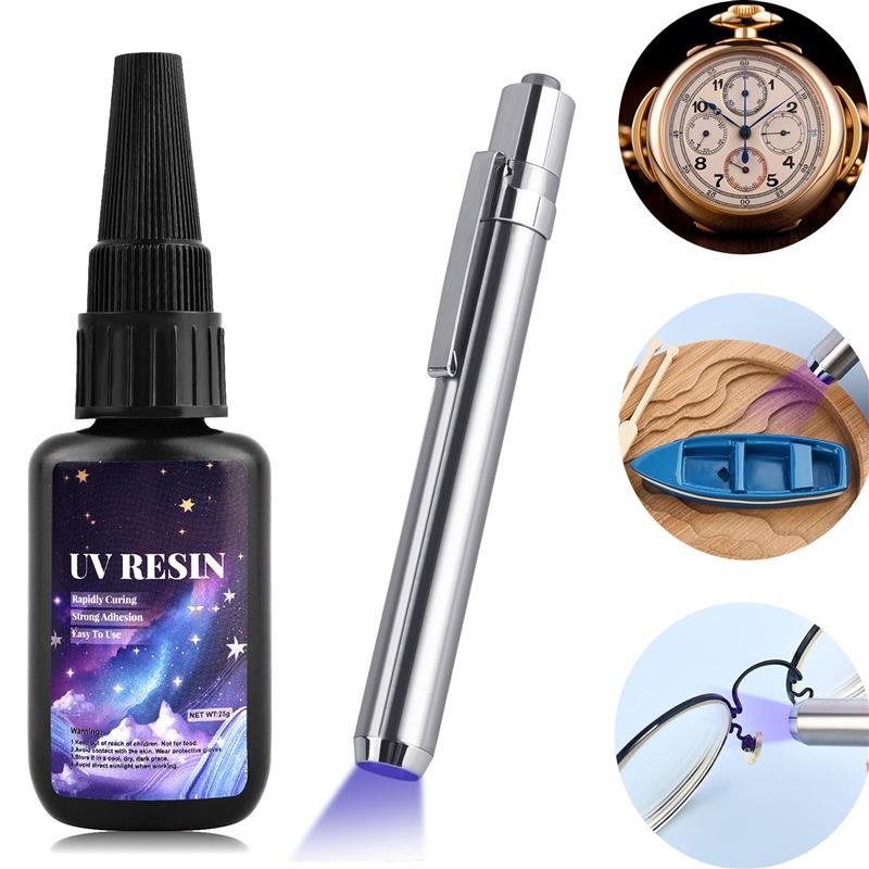 Liquid Uv Glue Kit - UV Bonding Welding Glue Kit Fix