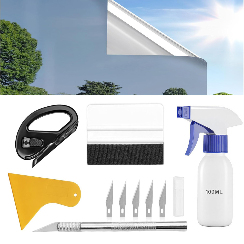 Privacy Screen Protector - Window Tint Sun Blocking Film Tools