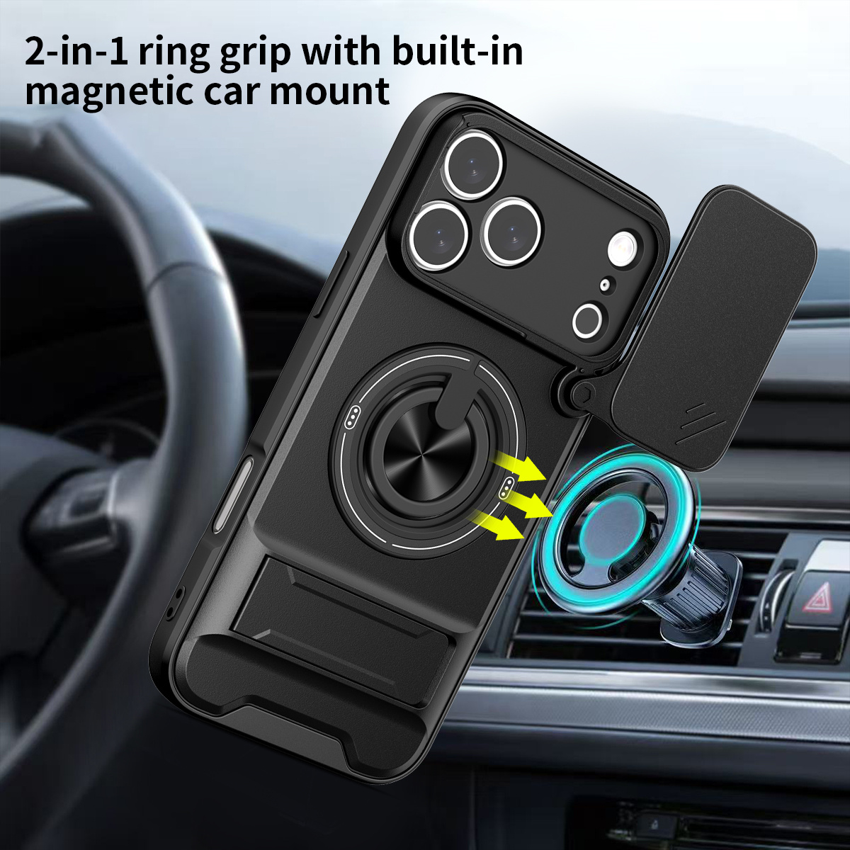 Magnetic Phone Case for IPhone - Camera Lens Protector ulasan dan harga