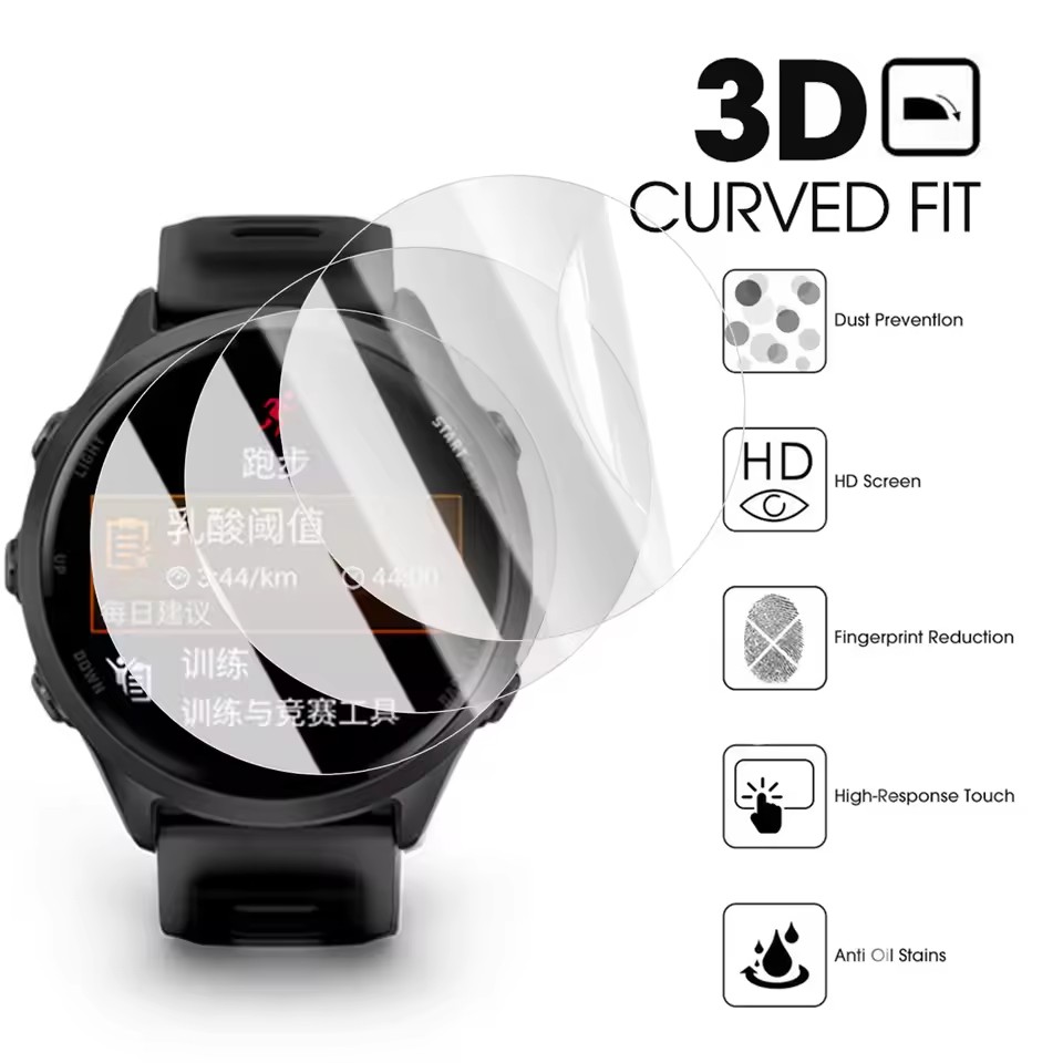 1-3Pcs Hydrogel Film For Garmi - Smartwatch Screen Film ulasan dan harga