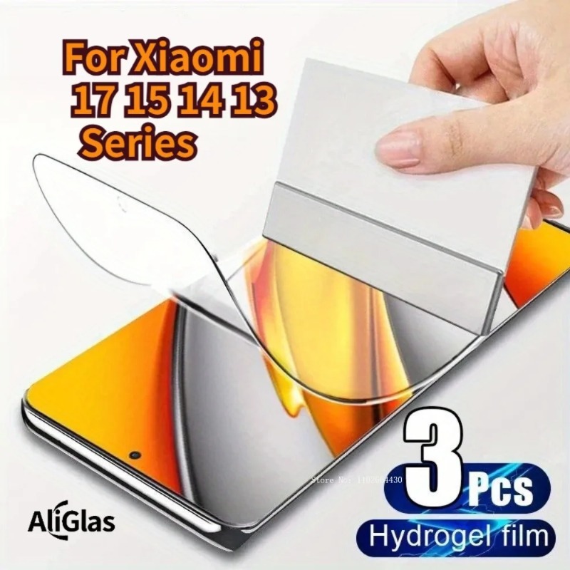 3pcs Hydrogel Film for Xiaomi  - Flexible Tpu Film ulasan dan harga