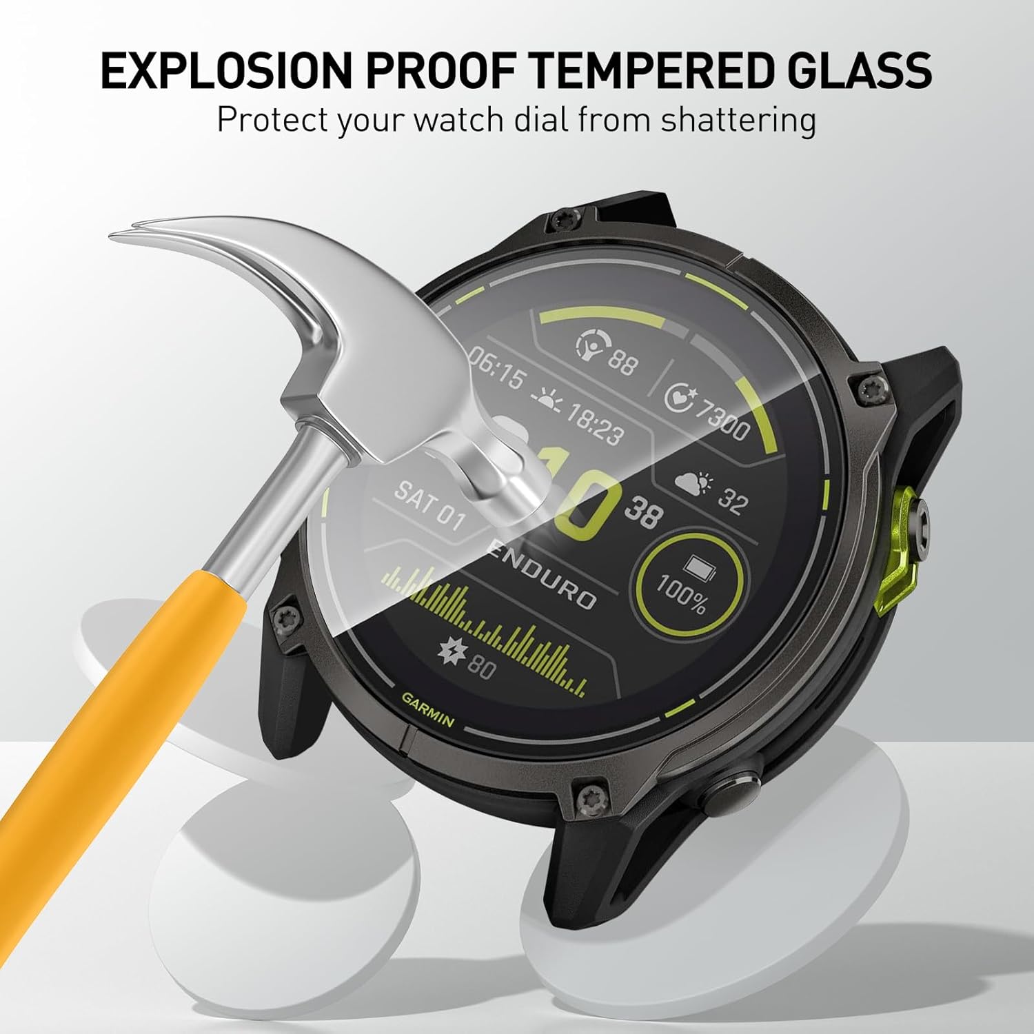 Tempered Glass Films For Garmi - Smartwatch Screen Film ulasan dan harga