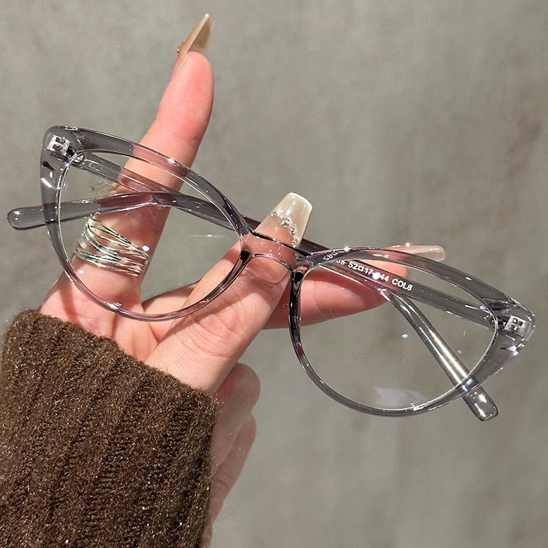 Small Cat Eye Eyeglasses Women - Anti Blue Light Film ulasan dan harga