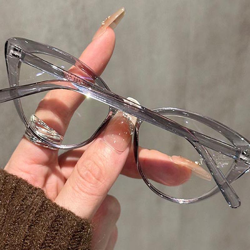 Small Cat Eye Eyeglasses Women - Anti Blue Light Film ulasan dan harga