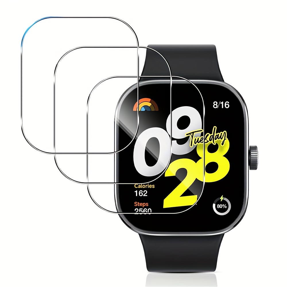 3-5Pcs Premium Tempered Glass  - Smartwatch Screen Film ulasan dan harga