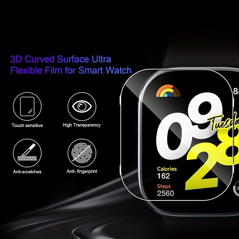 3-5Pcs Premium Tempered Glass  - Smartwatch Screen Film ulasan dan harga