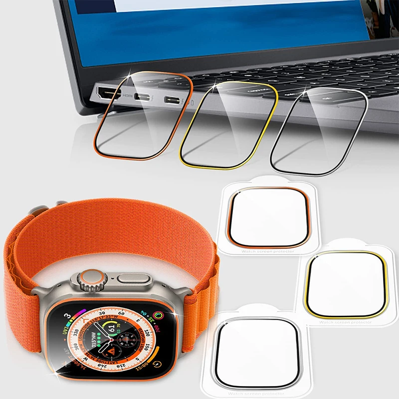Tempered Glass for Apple Watch - Smartwatch Screen Film ulasan dan harga