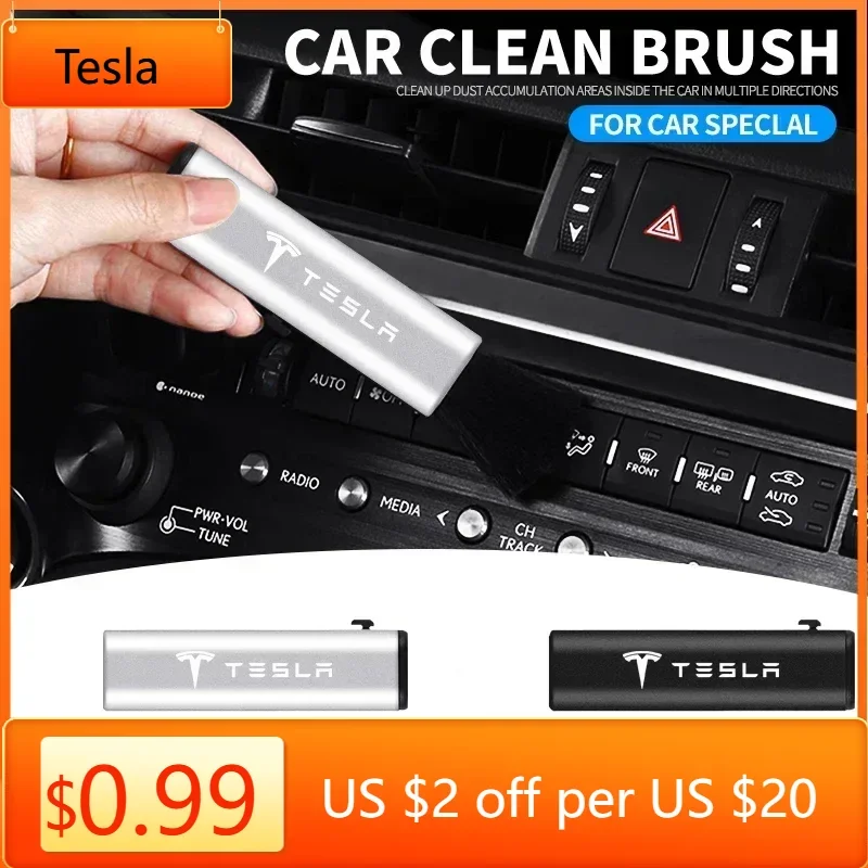 Car Sticker Tesla Car Interior - Dust Removal Sticker ulasan dan harga