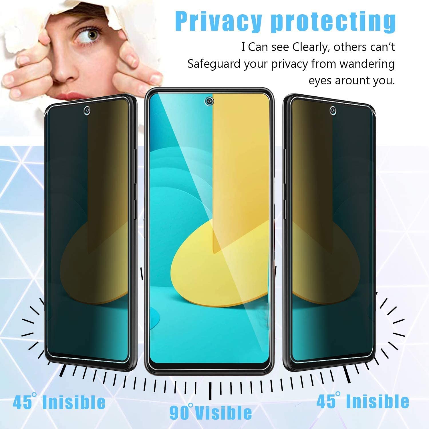 2 PACK Privacy Filter Tempered - Privacy Filter 2Pack ulasan dan harga