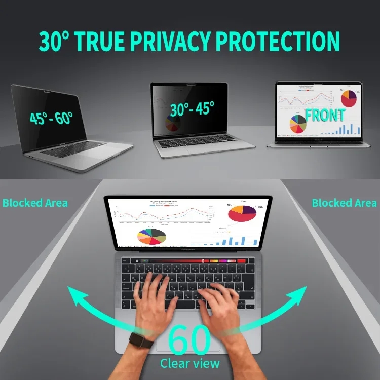 Anti-spy Privacy Film For Lapt - Matte Anti Glare Screen ulasan dan harga