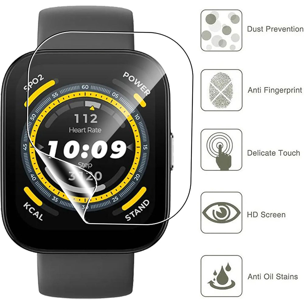 3PCS Clear HD Film Screen Prot - Smartwatch Screen Film ulasan dan harga