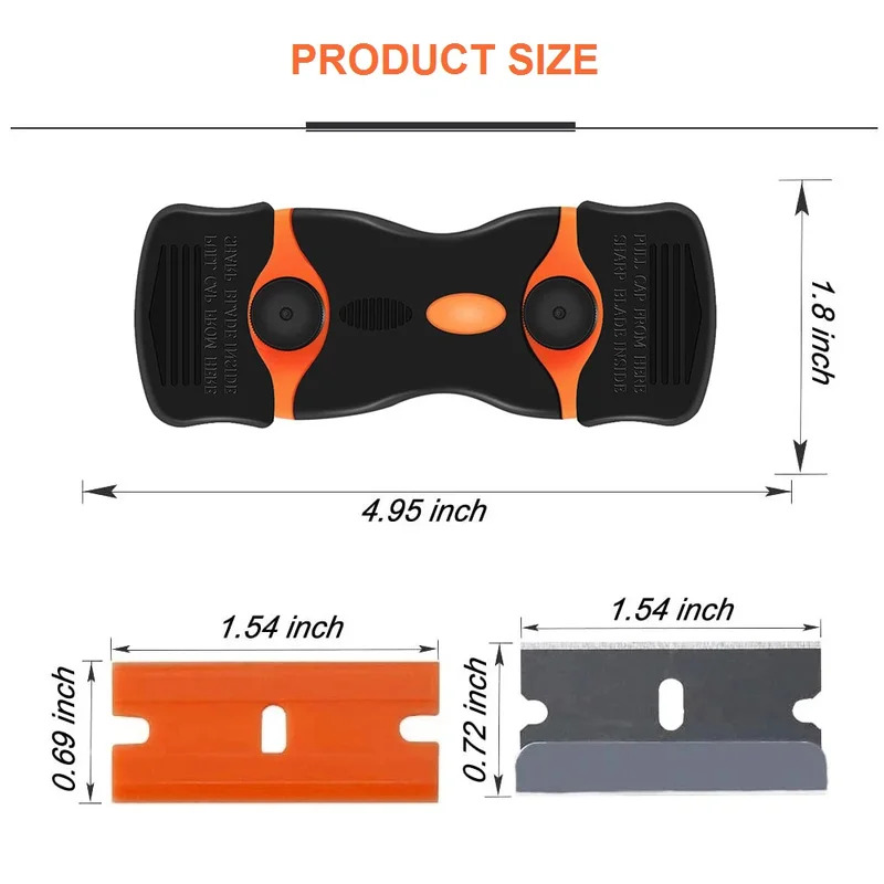 Plastic/Metal Razor Blade Scra - Dust Removal Sticker ulasan dan harga