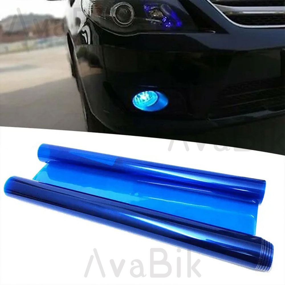 30CM Car Headlight Blue Tint F - Anti Blue Light Film ulasan dan harga