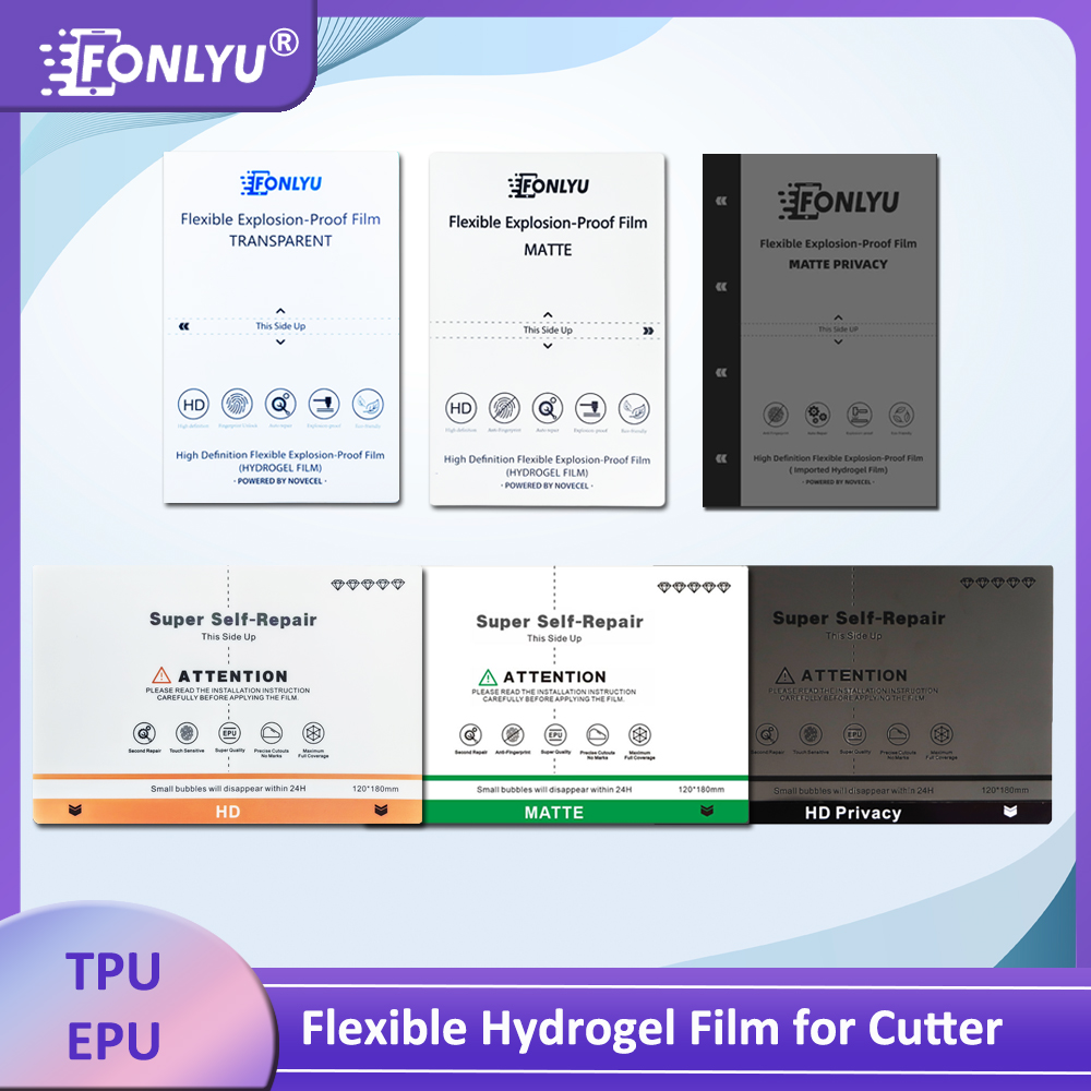 FONLYU 50pc Universal HD Matte - Screen Protector Cutter ulasan dan harga