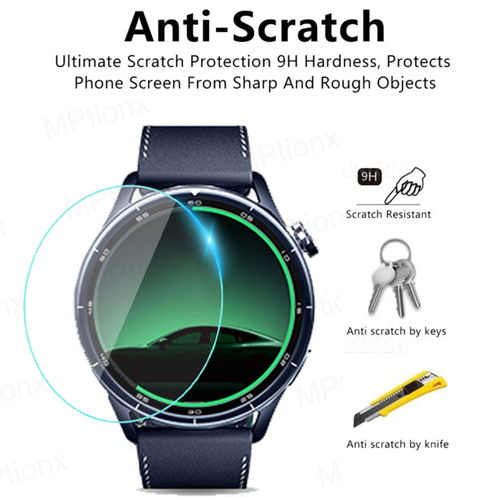 Tempered Glass for Xiaomi Watc - Smartwatch Screen Film ulasan dan harga