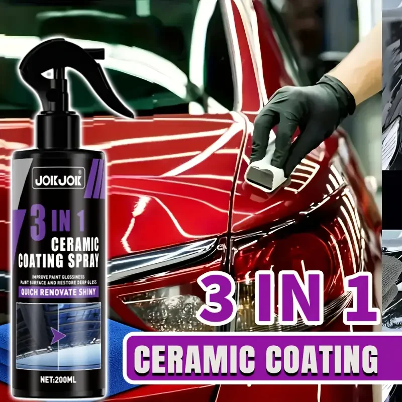 3 in 1 Car Ceramic Liquid Coat - Nano Liquid Coating ulasan dan harga