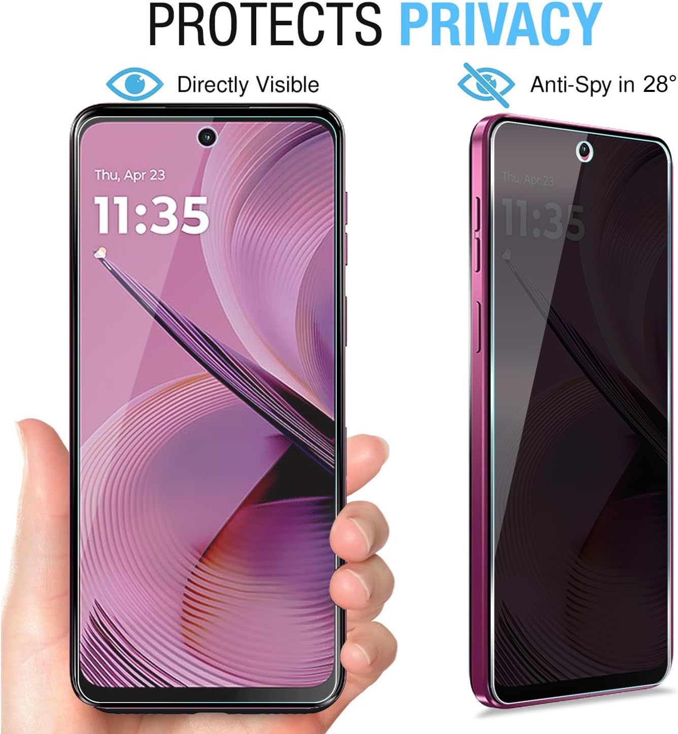 [2 Pack] For Moto G 5G 2025 Pr - Privacy Filter 2Pack ulasan dan harga