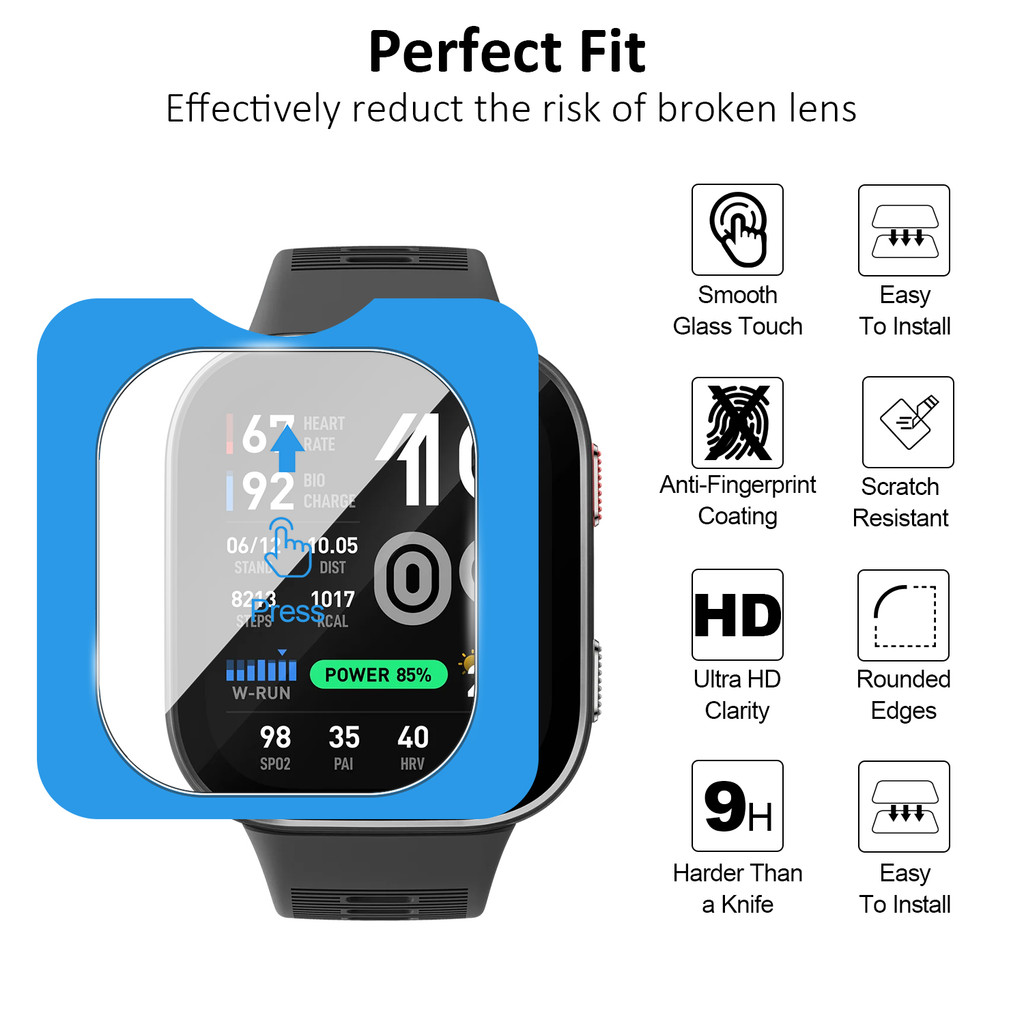 1-5PCS HD Clear Tempered Glass - Glass Protector Auto ulasan dan harga