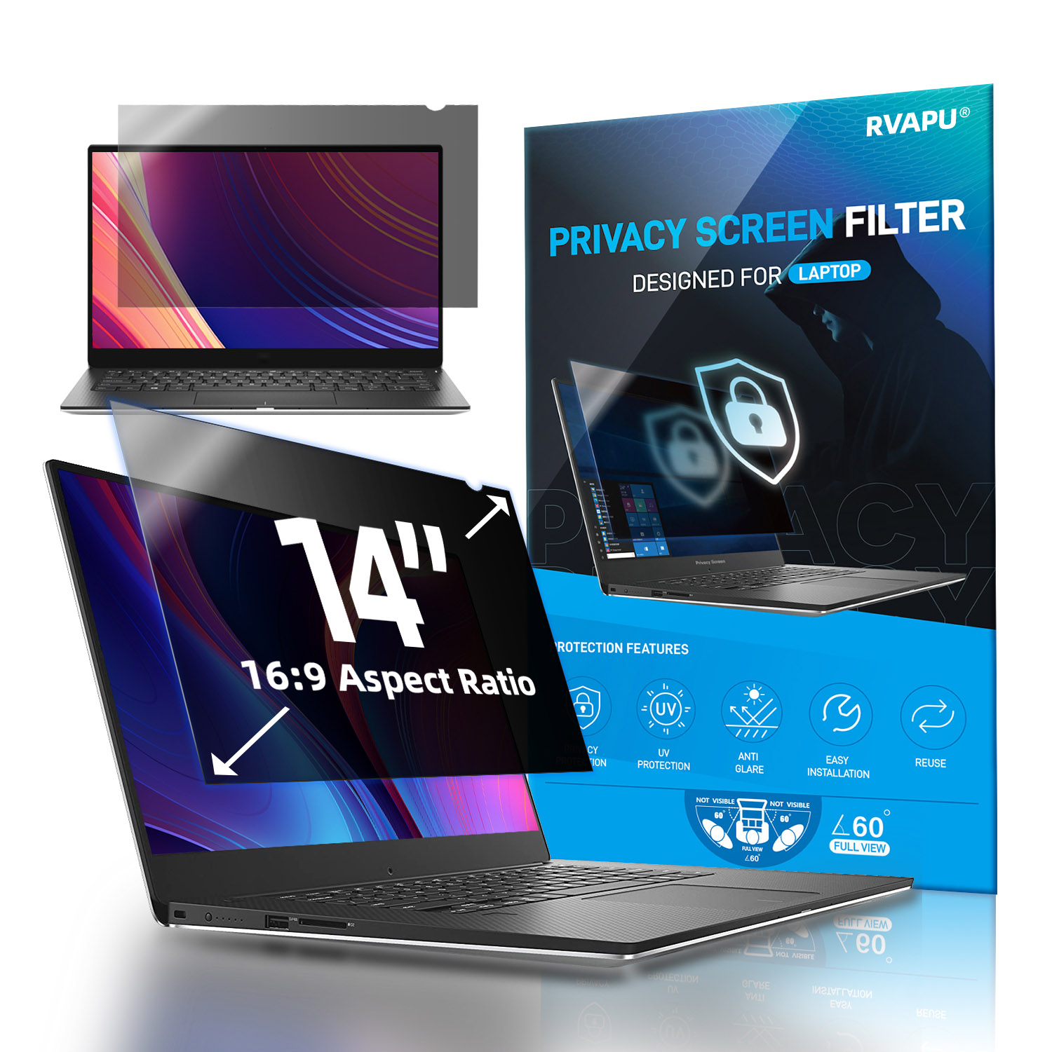 For Laptop 14 inch Privacy Ant - Matte Anti Glare Screen ulasan dan harga