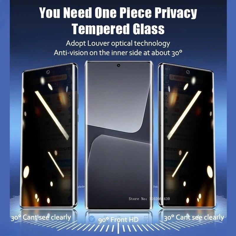 2PCS Privacy Anti Spy Peeping  - Curved Edge Screen ulasan dan harga