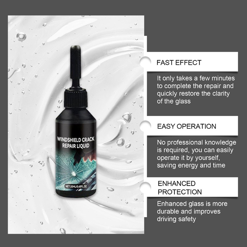 Windshield Repair Kit For Chip - Liquid Uv Glue Kit ulasan dan harga