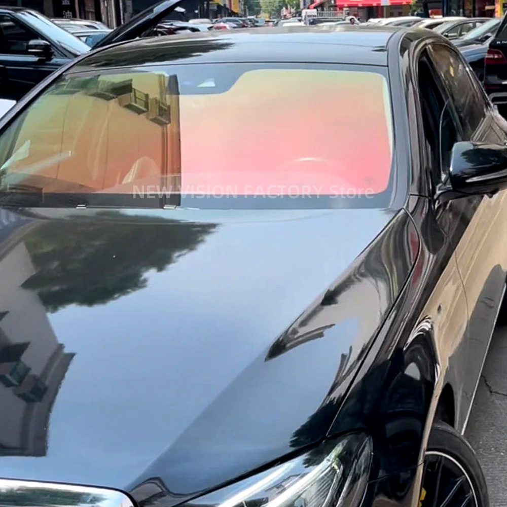 1mX3m 70%VLT Aurora Red Green  - Glass Protector Auto ulasan dan harga